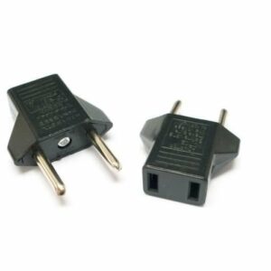 Adaptateur Prise US/EU noir