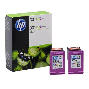 Cart HP 301XL Pack 2 Couleur