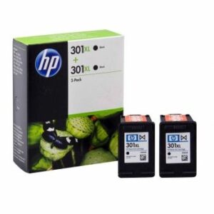 Cart HP 301XL Pack 2 Noir