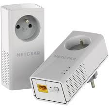 Adaptateur de réseau powerLine - Netgear PLP1000 - 2 - 1 x Réseau (RJ-45) - 1000 Mbit/s PowerLine - Réseau sans-fil