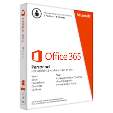 Logiciel Office 365 Personnel 1 poste 1an Interne