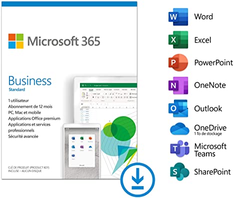 Logiciel Office 365 Business Standard Internet