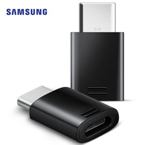 ADAPTATEUR SAMSUNG ORIGINE MICRO USB VERS TYPE C NOIR