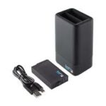 GoPro - Fusion Dual Battery Charger with Spare Battery - Black