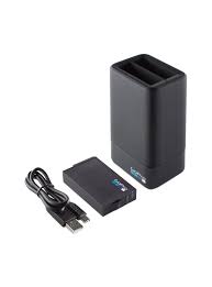GoPro - Fusion Dual Battery Charger with Spare Battery - Black