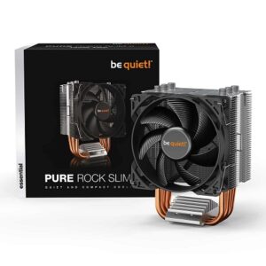 Ventilo Proc be quiet! Pure Rock Slim 2 - Processor cooler - (for: LGA1155, AM3+, LGA1150, LGA1151, AM4, LGA1200) - aluminum with aluminum/copper base