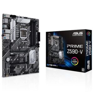 Carte Mère ASUS PRIME Z590-V - Motherboard - ATX - LGA1200 Socket - Z590 Chipset - USB-C Gen2, USB 3.2 Gen 1, USB 3.2 Gen 2 - Gigabit LAN - onboard gr