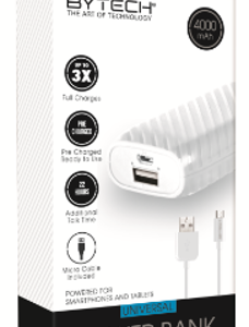Powerbank 4000mah Power Bank - White