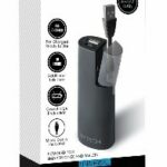 Powerbank 2KMAH PowerBank w/Cable- Black