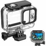 Gopro Case HONGDAK 60M/196FT Waterproof Housing Case for GoPro Hero 8 Black,Protective Underwater Dive Housing Case Shell with Bracket Accessories for