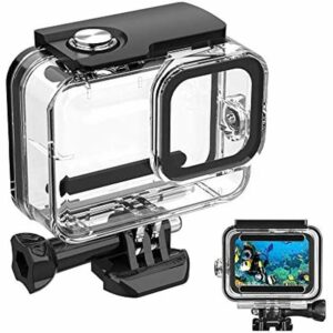 Gopro Case HONGDAK 60M/196FT Waterproof Housing Case for GoPro Hero 8 Black,Protective Underwater Dive Housing Case Shell with Bracket Accessories for