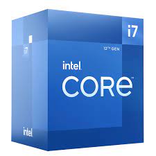 Processeur Intel Core i7 12700 CPU 12 Core / 20 Thread - Max Turbo 4.9GHz - 25MB Cache - LGA 1700 Socket - 12th Gen Alder Lake - 65W TDP - Intel 600 S