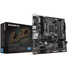 Carte Mère Gigabyte B760M DS3H AX DDR4 MATX 12th/13th Gen LGA1700, B760, DDR4, PCIE 4.0, 4XDDR4 Dimm, 2XM.2, Back I/O: 5XUSB, 1XType C, 2XDP, HDMI, PS