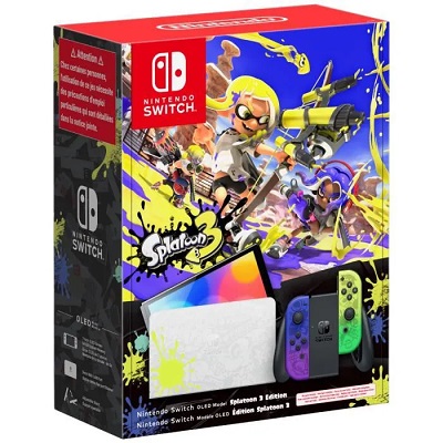 Console Switch Neon Oled Splatoon