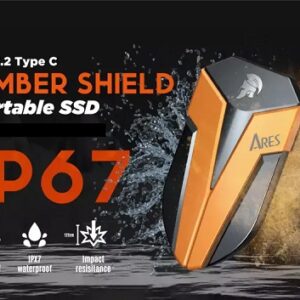 Disque Dur Externe SSD 500Go Amber Shield USB C Datotek