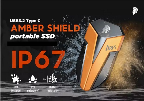 Disque Dur Externe SSD 2T Amber Shield USB C Datotek