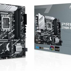 Carte Mère ASUS PRIME Z790M-PLUS D4 micro ATX - LGA1700 Socket - USB 3.2 Gen 1, USB 3.2 Gen 2, USB-C 3.2 Gen 2x2, USB-C 3.2 Gen 1 - Gigabit LAN - onb