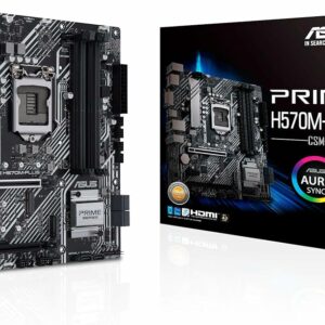 Carte Mère ASUS PRIME H570M-PLUS/CSM - micro ATX - LGA1200 Socket H570 Chipset - USB-C Gen2, USB 3.2 Gen 1, USB 3.2 Gen 2 - Gigabit LAN - onboard grap