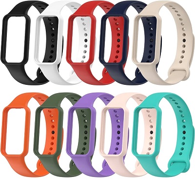 Bracelet Amazfit Band 7 Women Men, Replacement Silicone Wristbands for Amazfit Band 7 Fitness & Health Tracker