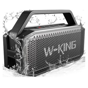 Speaker W-KING D9 Enceinte Bluetooth Puissante, 60W(100W Peak) Portable Bluetooth étanche Basses Profondes/Batterie externe/Entrée AUX/Lecture de cart
