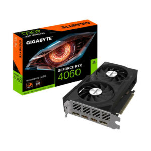 Carte Vidéo GIGABYTE GEFORCE RTX4060 WINDFORCE - 8 GB GDDR6 - PCIe 4.0 - 2 x HDMI, 2 x DisplayPort