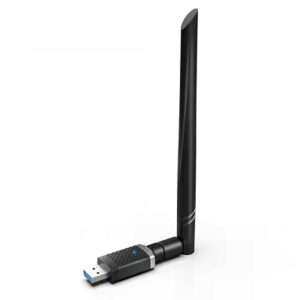 Clé Wifi AC1300 USB 6dBi external Antenna speed: 2.4G: 400Mbps 5.8G:867Mbps