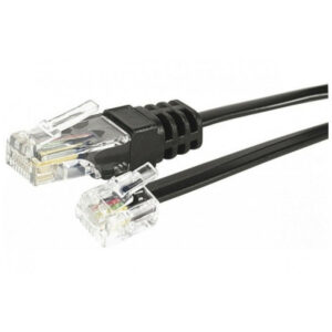 Cable RJ45 / RJ11 3m Noir