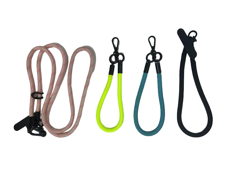 Chaine pour téléphone courte Tissu Tressé