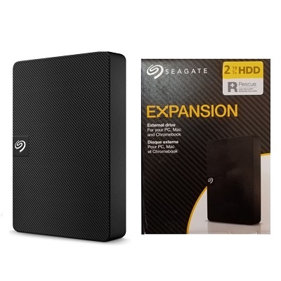 Disque Dur Externe Seagate Expansion 2TB Portable - Black