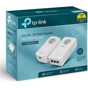 CPL Kit 2 TP-Link Wifi AV1300 Extension pour points d'accès sans fil 1200 Mbit/s PowerLine - 300 m Distance tolérée - Réseau sans-fil - IEEE 802.11a/