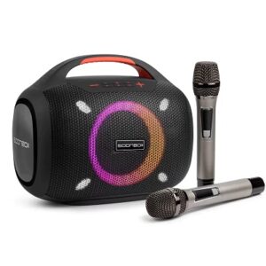 Haut Parleur Soonbox S6300 avec 2 micros Output:80W Bluetooth, TF card, USB, AUX, TWS.