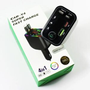 Transmeteur Radio fast Charge 120W Max Car-Y4 4in1 Bluetooth