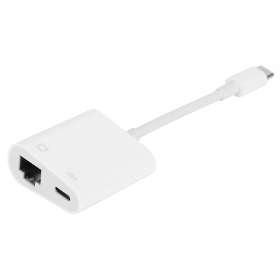 Adaptateur Cable USB C vers RJ45 + charger C