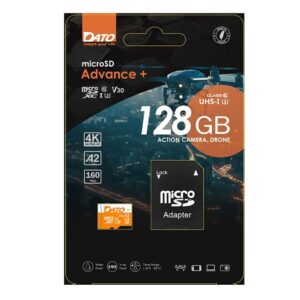 Memoire SD Micro Advance plus 128G SDXC U3 A2 V30 160/90MB/s Datotek