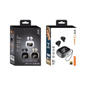 Ecouteur Bluetooth V11 High Definition, Pure Bass, 48h autonomie, reducteur de bruit