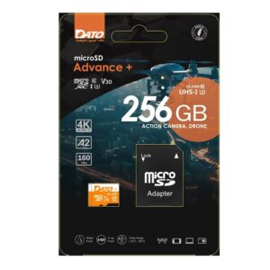 Memoire SD Micro Advance plus 256G SDXC U3 A2 V30 160/110MB/s Datotek