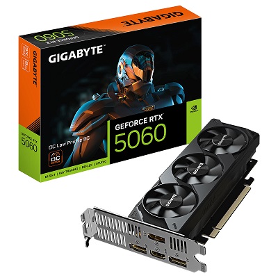 Carte Vidéo GIGABYTE NVIDIA GeForce RTX 5060 Graphic Card - 8 GB GDDR7 - Low-profile